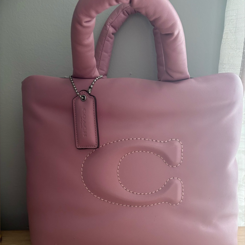 Pink Coach Tote Bag
